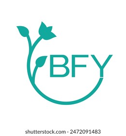 BFY letter logo vector design, BFY simple and modern logo. BFY luxurious alphabet design