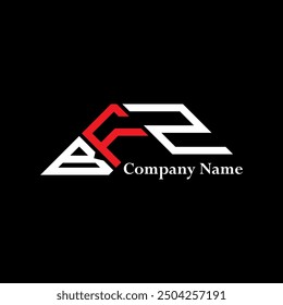 Diseño del logotipo de BFZ, logotipo simple y moderno de BFZ. Diseño de alfabeto de lujo BFZ  