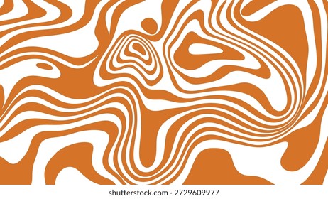 Bg padrão de chocolate e espiral fundo de caramelo com leite de café de amendoim. Textura cremosa e sobremesa de fluxo de bebida com comida derretida salgada. Fudge bg sal e nougat swirl onda com doce.