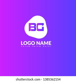 BG company linked letter logo concept. Designed for your web site design, logo, app, UI. initial logo design