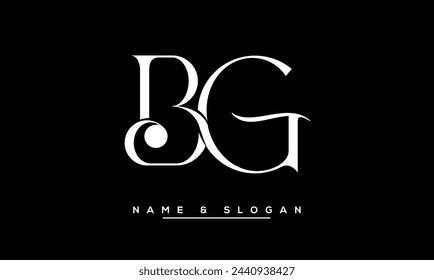 BG, GB Abstract Letters Logo Monogram