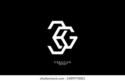 BG, GB, B, G, Abstract Letters Logo Monogram