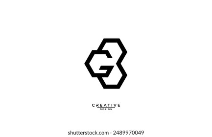 BG, GB, B, G, Abstract Letters Logo Monogram