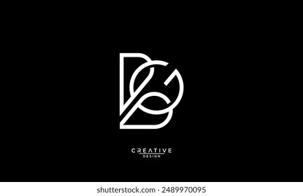 BG, GB, B, G, Letras Abstractas Logo Monograma