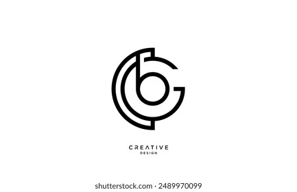 BG, GB, B, G, Abstract Letters Logo Monogram