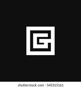 BG or GB icon logo