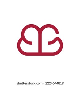 Plantilla de logotipo 1 de BG GB
