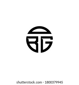BG GB logo design template elements