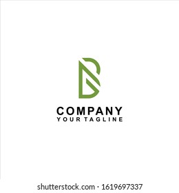 BG or GB logo designs vector template