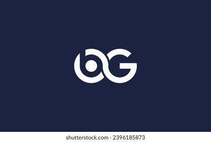 bg or gb logo icon design Vector design template inspiration