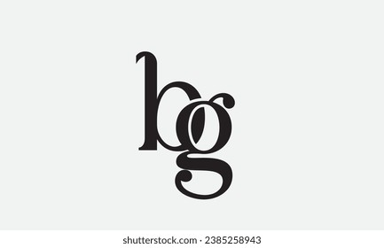 bg gb Lowercase Letter Initial Logo