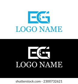 Bg initial letter logo design template vector image. BG Logo Design Template Vector Graphic Branding Element.