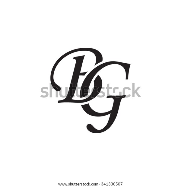 Bg Initial Monogram Logo Stock Vector (Royalty Free) 341330507