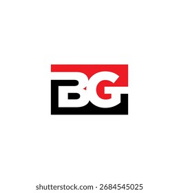 BG Initials Letters Diseño de Logo
