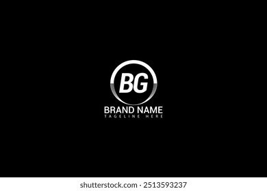BG Letter Initial Logo Design Template Vector Illustration