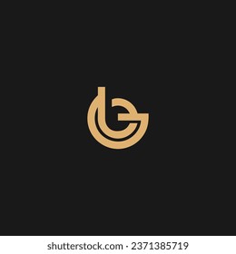 BG Letter Logo for business and company identity, Creative Abstract Letter BG Logo Vector,
