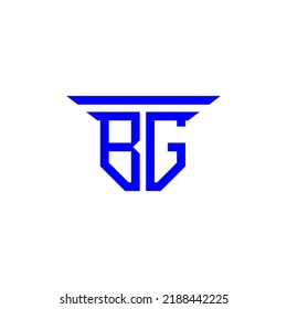 BG letter logo creative design with vector graphic