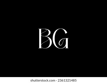 BG letter logo design and initial logo