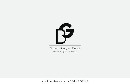 BG or BG letter logo. Unique attractive creative modern initial BG GB B G initial based letter icon logo