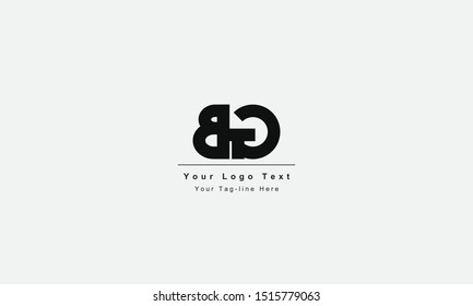 BG or BG letter logo. Unique attractive creative modern initial BG GB B G initial based letter icon logo
