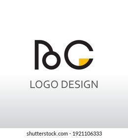 bg letter for simple logo design