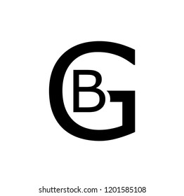 bg letter vector logo