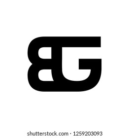bg letter vector logo