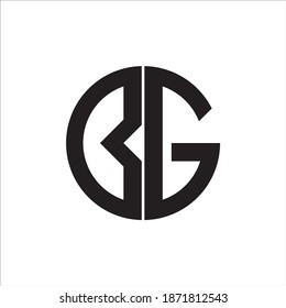 BG schreibt Logo, Vektordesign.