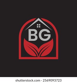 BG Logo Design Vector illustration template