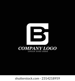 BG logo initial letter logo design vector template
