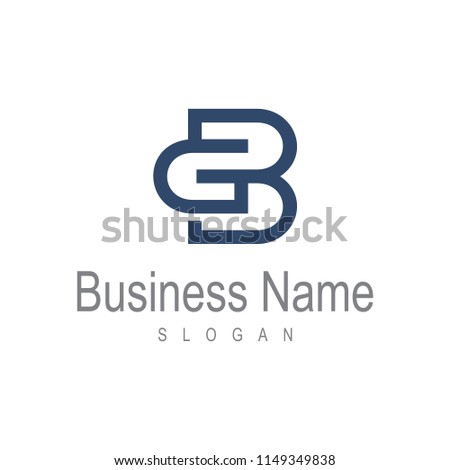 BG logo template, GB Logo Template