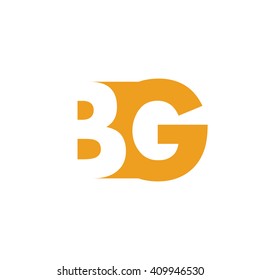 BG Logo | Vector Graphic Branding Letter Element | jpg, eps, path, web, app, art, ai | White Background