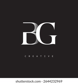 BG Monogram Logo Minimal Elegant