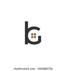 BG real estate vector logo template