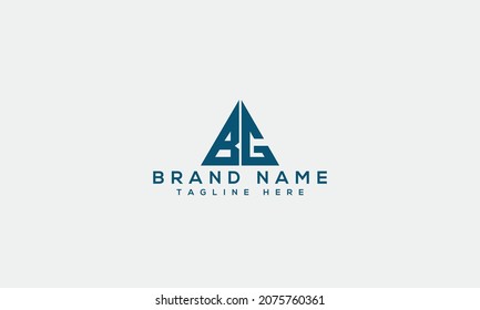 Logo exclusivo de BG creativo moderno de moda para negocios
