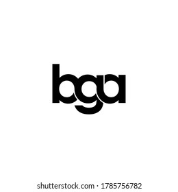 Bga Letter Original Monogram Logo Design