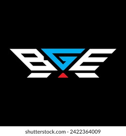 BGE letter logo vector design, BGE simple and modern logo. BGE luxurious alphabet design  