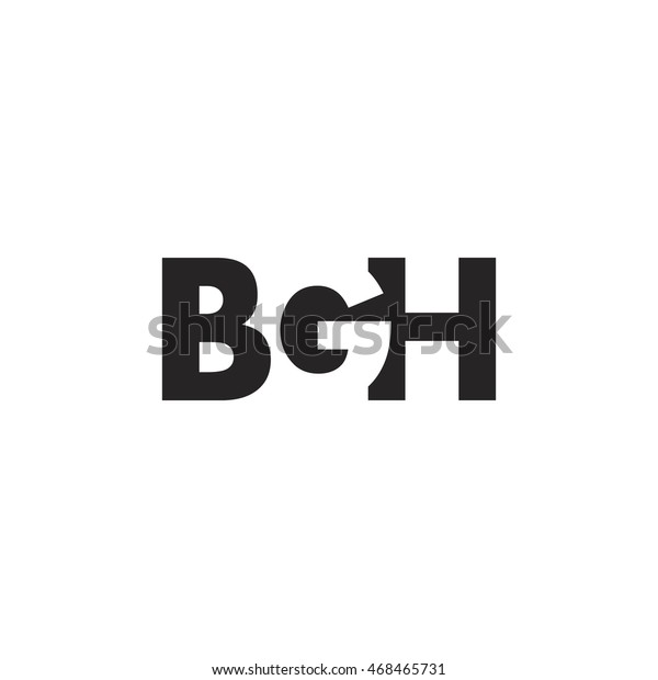 Bgh Logo Vector Graphic Branding Letter Stock Vector (Royalty Free ...