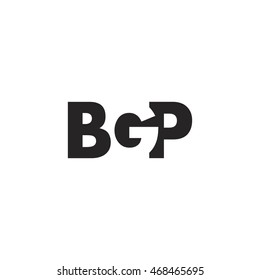 Bgp Logo Vector Graphic Branding Letter Stock Vector (Royalty Free ...