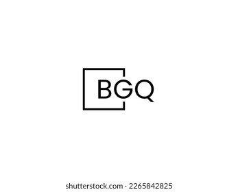 BGQ Letter Initial Logo Design Vector Illustration