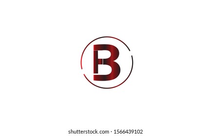 BH abstract vector logo monogram template
