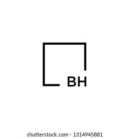 BH BLACK MONOGRAM