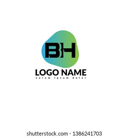 BH company linked letter logo concept. Designed for your web site design, logo, app, UI. initial logo design