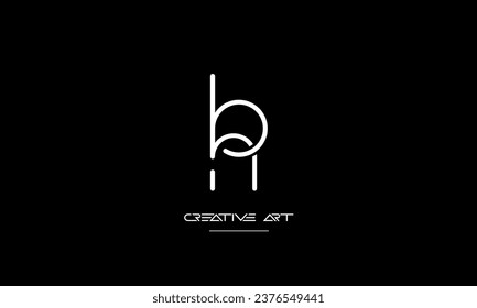 BH, HB, B, H abstract letters logo monogram