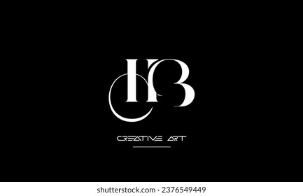 BH, HB, B, H abstrakte Buchstaben Logo-Monogramm