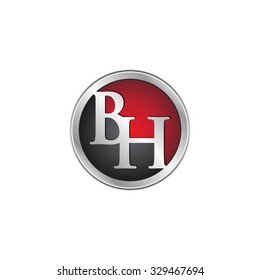 BH initial circle logo red