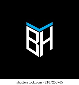 BH letter logo creative design with vector graphic