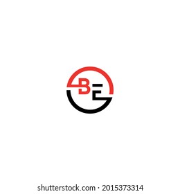 BH-Buchstaben Logo, Vektordesign mit Kreis