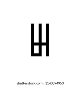 bh letter vector logo