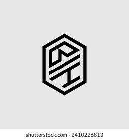 BH line geometric monogram with high quality professional design that will print well